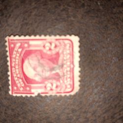 Red Two Cent Stamp For Sale