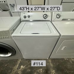 Whirlpool Washer Top Load Electric (#114)