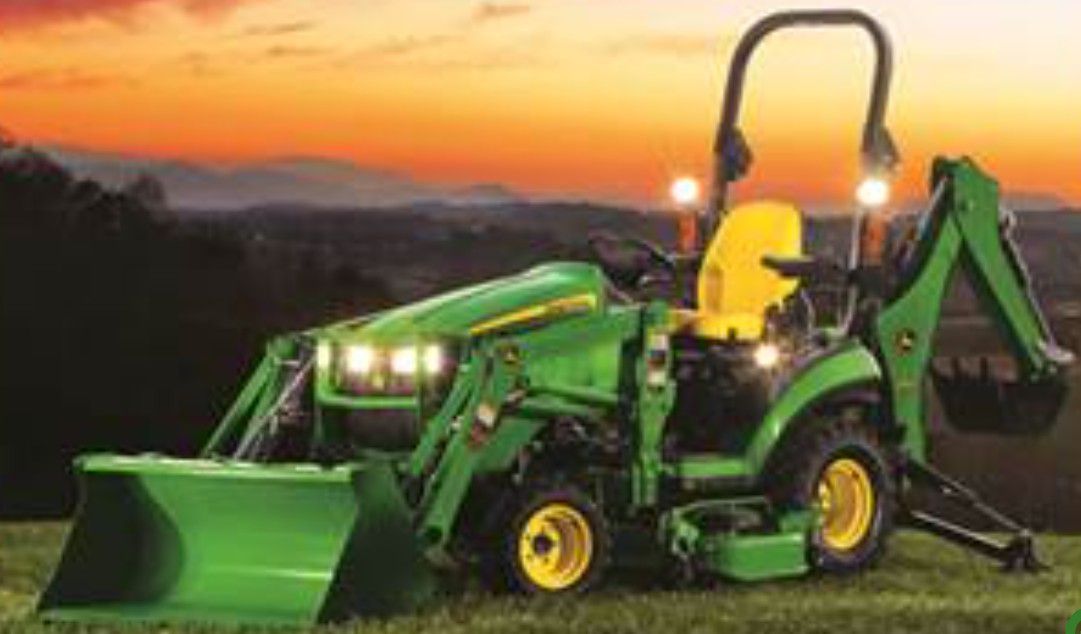 John Deere Tractor With Attachments 