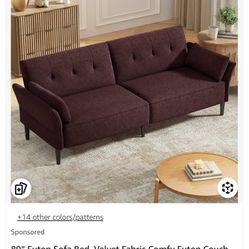 Futon Bed Sofa Comfy (like New)