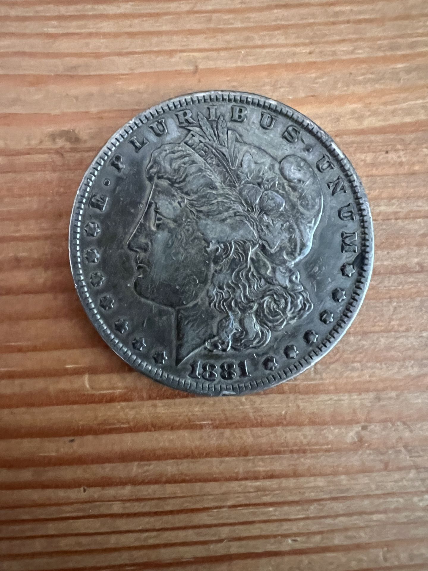 1881 Morgan  Silver Dollar  Coin