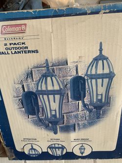 Coleman wall lanterns