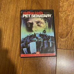 Pet Sematary (DVD, 2000, Sensormatic) Stephen King 1989 Horror Scary Movie