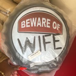 Beware Of Wife Bottle Top Hanger Picture 