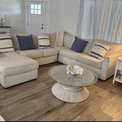 Cream Kevin Charles Sectional Couch