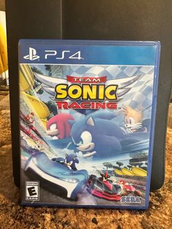 PS 4 TEAM SONIC RACING VIDEO GAME IN GREAT CONDITION