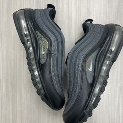 Nike Women's Air Max 97 Black Metallic Pewter DH0558-001 Size 6 Good Condition