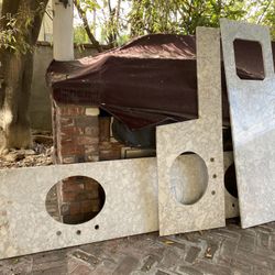 Three White Marble Countertops 