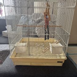 Vintage Large Parrot Birdcage 