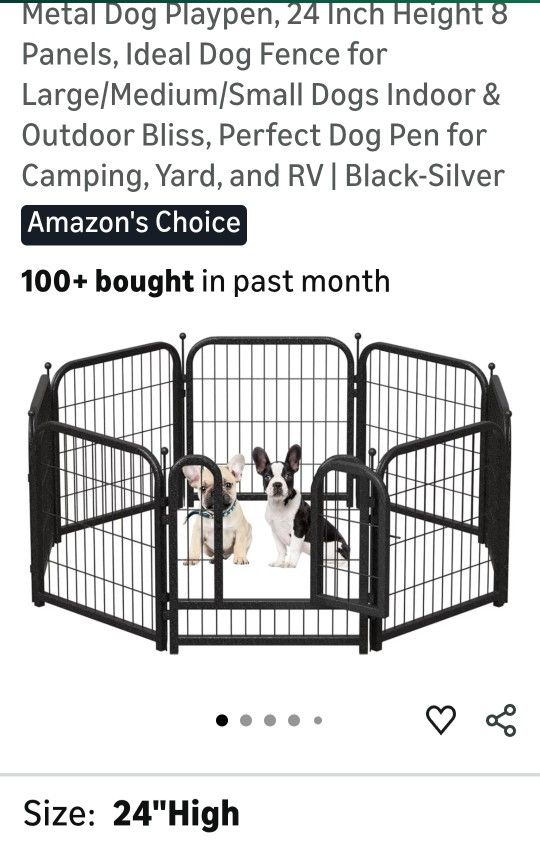 Puppy Playpen (2-25 lbs)