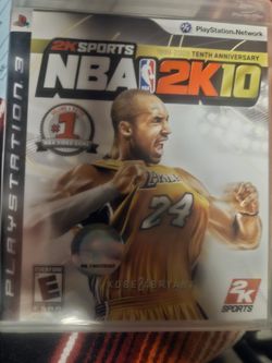 Madden  Ps2 3 And 4 Fight Night  NBA 2k10 KOBE
