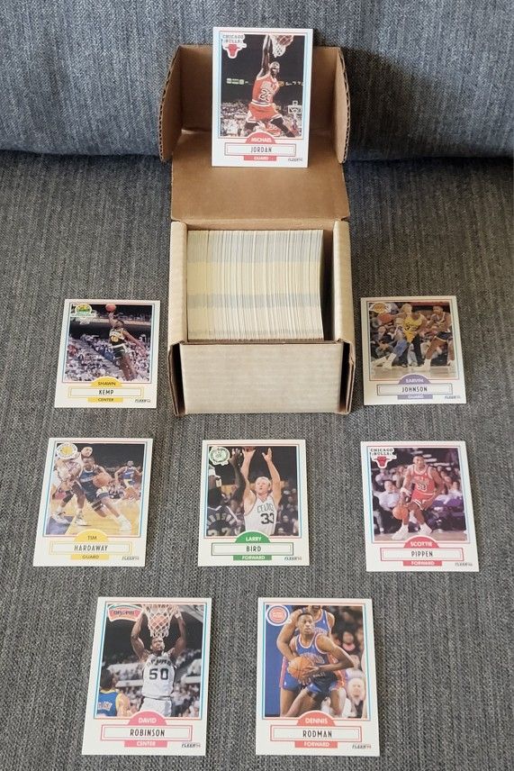 1990 Fleer Basketball Card Complete Set HIGH GRADE Michael Jordan Larry Bird MINT
