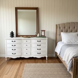 Farmhouse Style Vintage French Provincial Dixie Dresser 