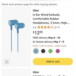 Lot of 500 brand new “Uber Sound “ Earphones / Headphones / Ear Buds. The sound quality is excellent! Better than Skullcandy but obviously not as good