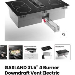 Electric Cooktop - Open box, never used. New.