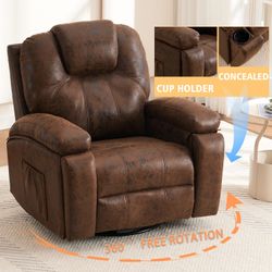 Oversized Single Sofa Armchair with Side Pockets Couches, for Living Room Meeting Room Bedroom