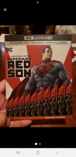 Superman Red Son 4k blu ray combo brand new sealed with slip cover
