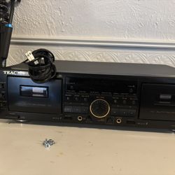 Teac w-860r Double Cassette Player 