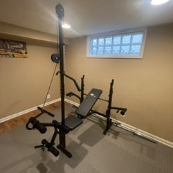 Multifunctional Weight bench Setup Or Powerhouse Bench! No Plates Though 