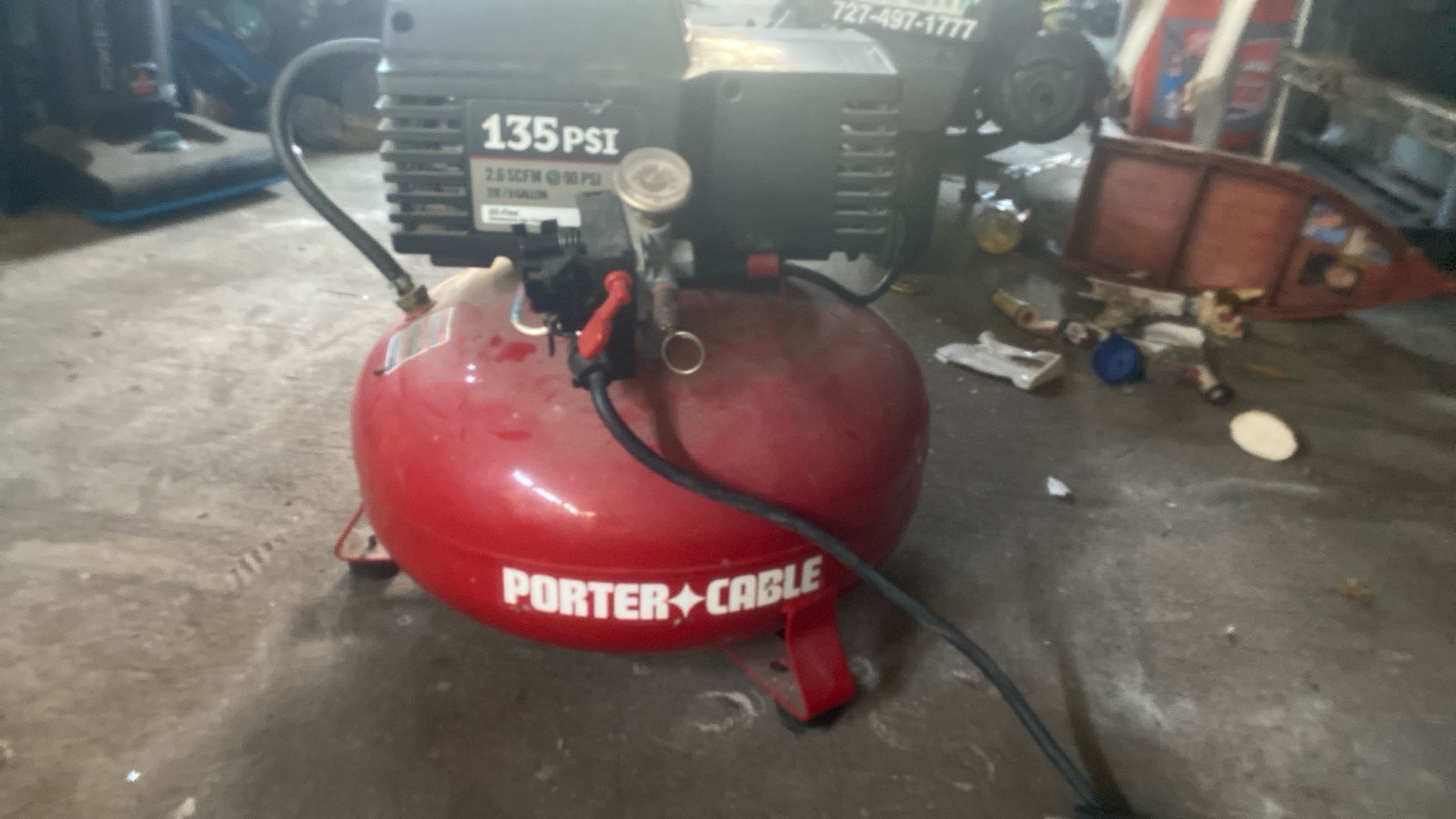 135 Psi Air Compressor Porter Cable