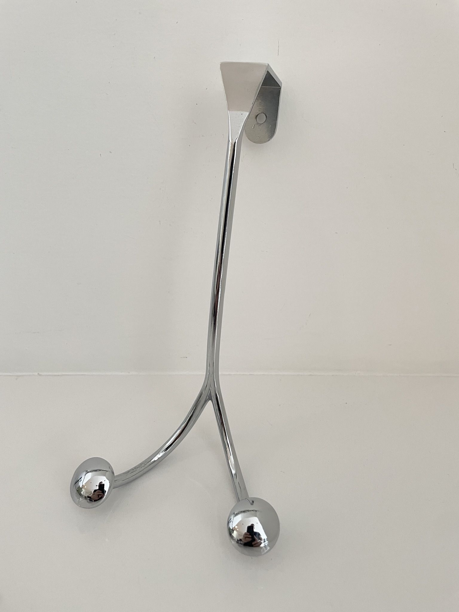 Over The Door Double Hanger Hooks, Metal Twin Hooks Organizer - 8” drop