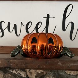 Bath And Body Works Pumpkin Spider Candle Holder