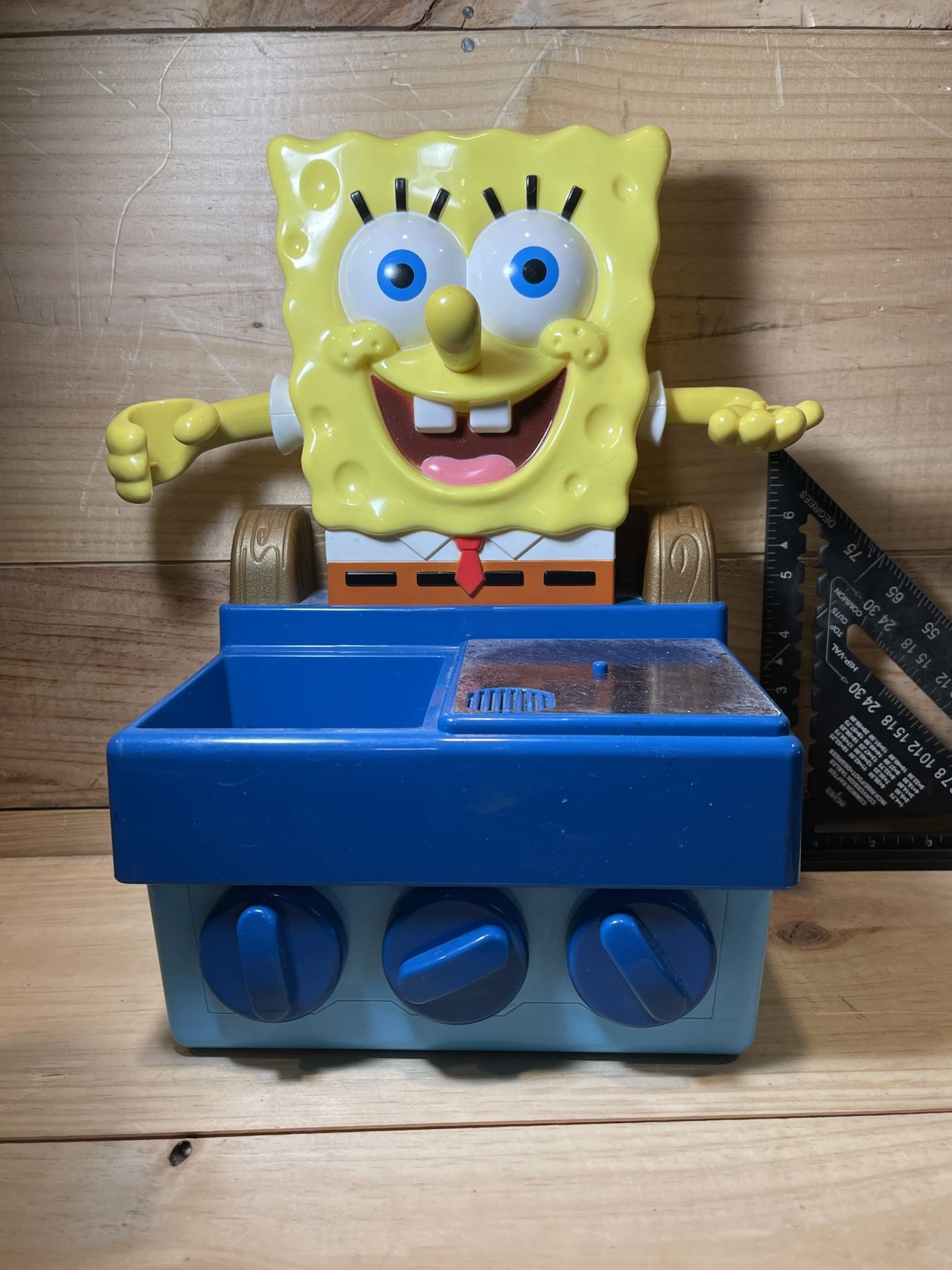 Nickelodeon Spongebob Krusty Krab Krabby Patty Grill Sound Talking Fryer Playset