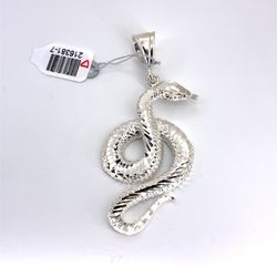 925 Sterling Silver Snake Pendant 12.60g 216381/7