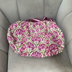 Vera Bradley, Pink And Green Summer Duffel Bag