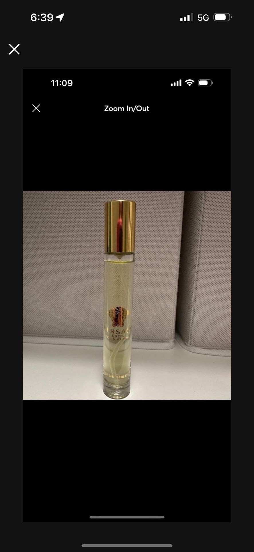 Versace travel spray 10ml Eros pour femme de parfum