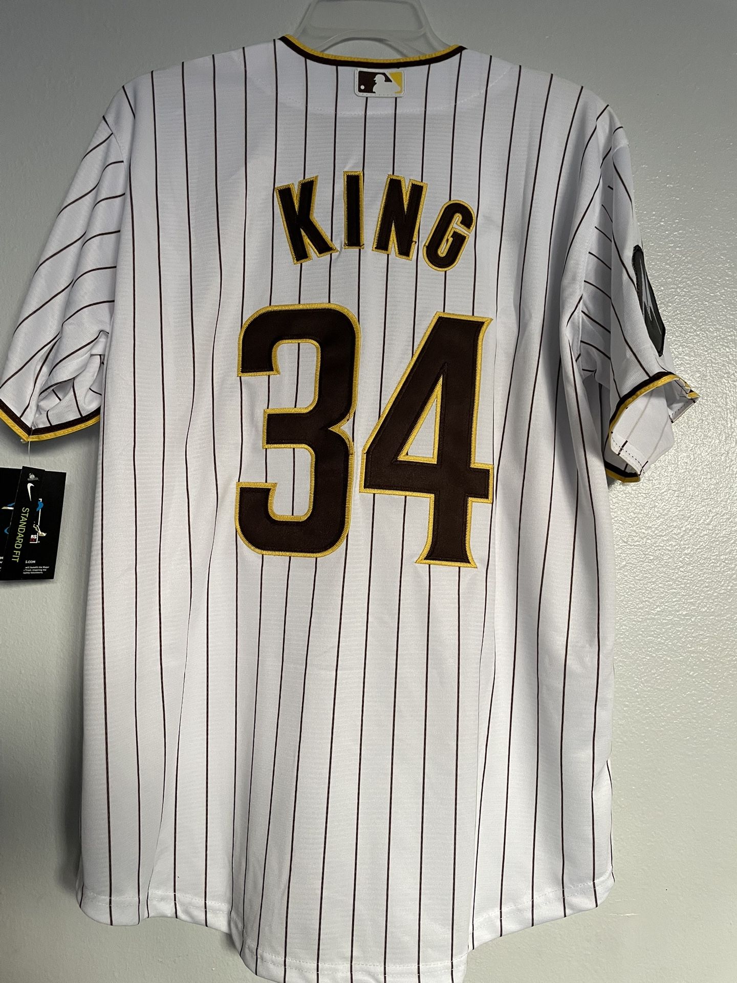 MICHAEL KING San Diego Padres White-Jersey