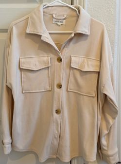 Hippie Rose Corduroy Shacket Size Small