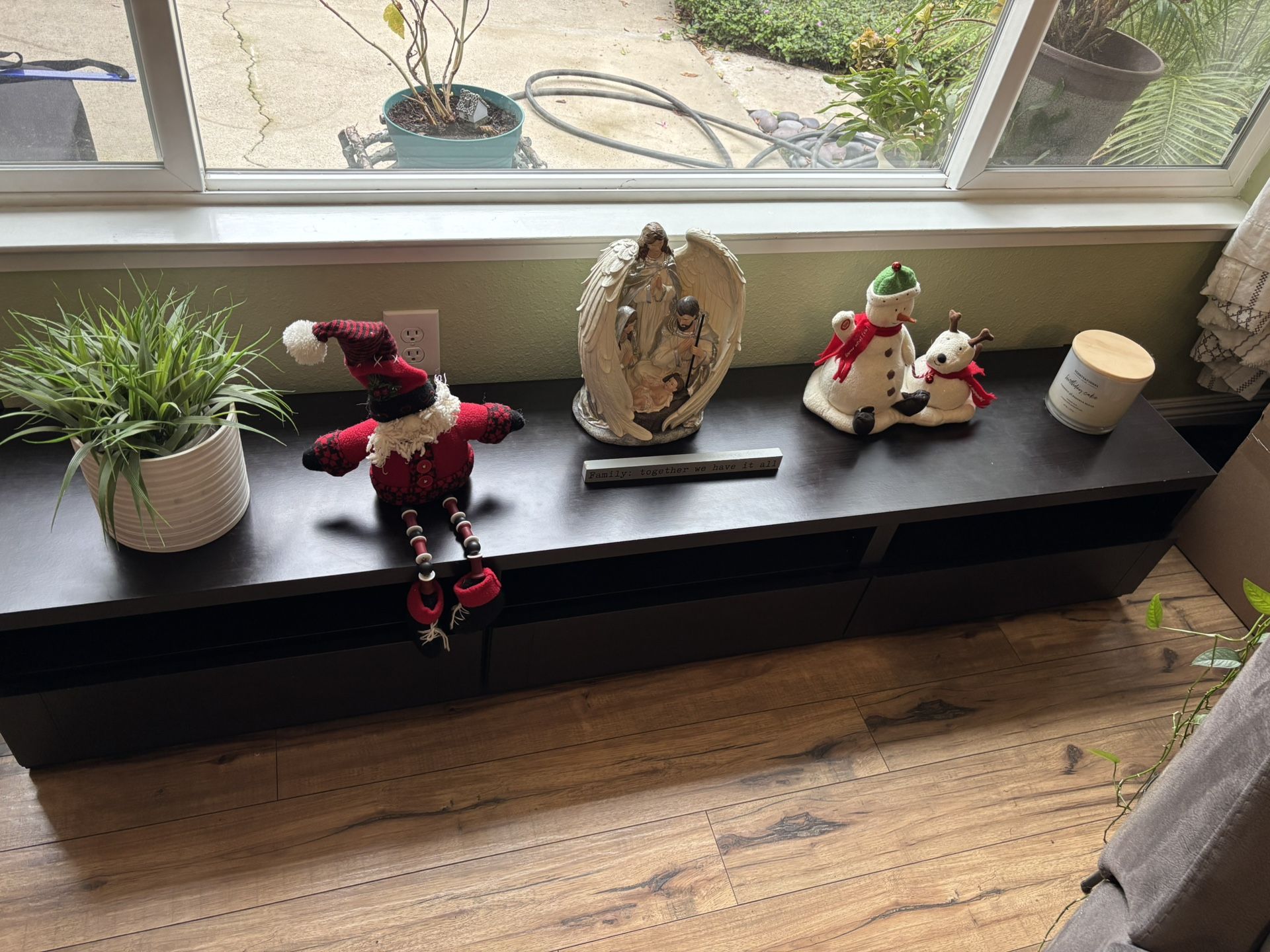 TV Stand - Brown Wood