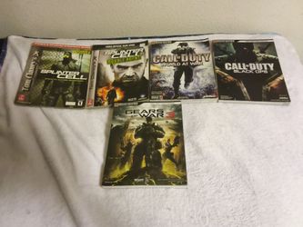 For the true collectible video game five strategy guide books will not separate