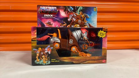 Mattel Masters of the Universe Origins Stridor figure.
