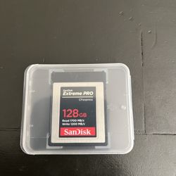 128GB Sandisk Extreme Pro CFexpress Type B Cf Express 