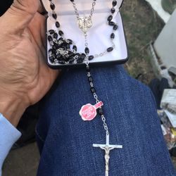 Rosary With Sterling Silver