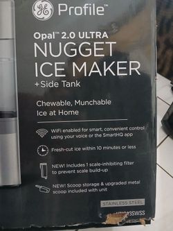 GE profile opal 2.0 ultra nugget ice maker w/ side tank