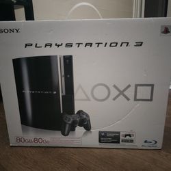 PS3 Console & Original Packaging 