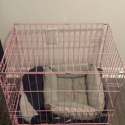 Pink Dog Cage 