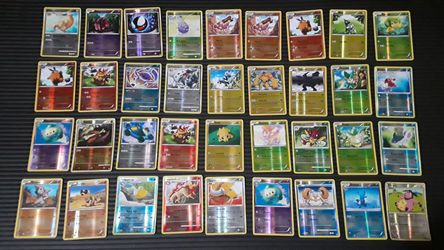 36 Reverse Holo Foil Pokemon Cards