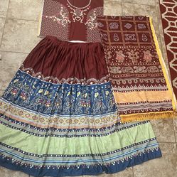 Indian Chaniya Choli ( New Unstitched)