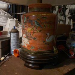 Large Chinese Porcelain Lamp