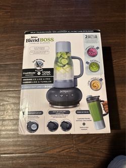 Ninja BlendBOSS Tumbler Blender (1200 Peak Watt model with a 26 oz travel tumbler). $70 obo