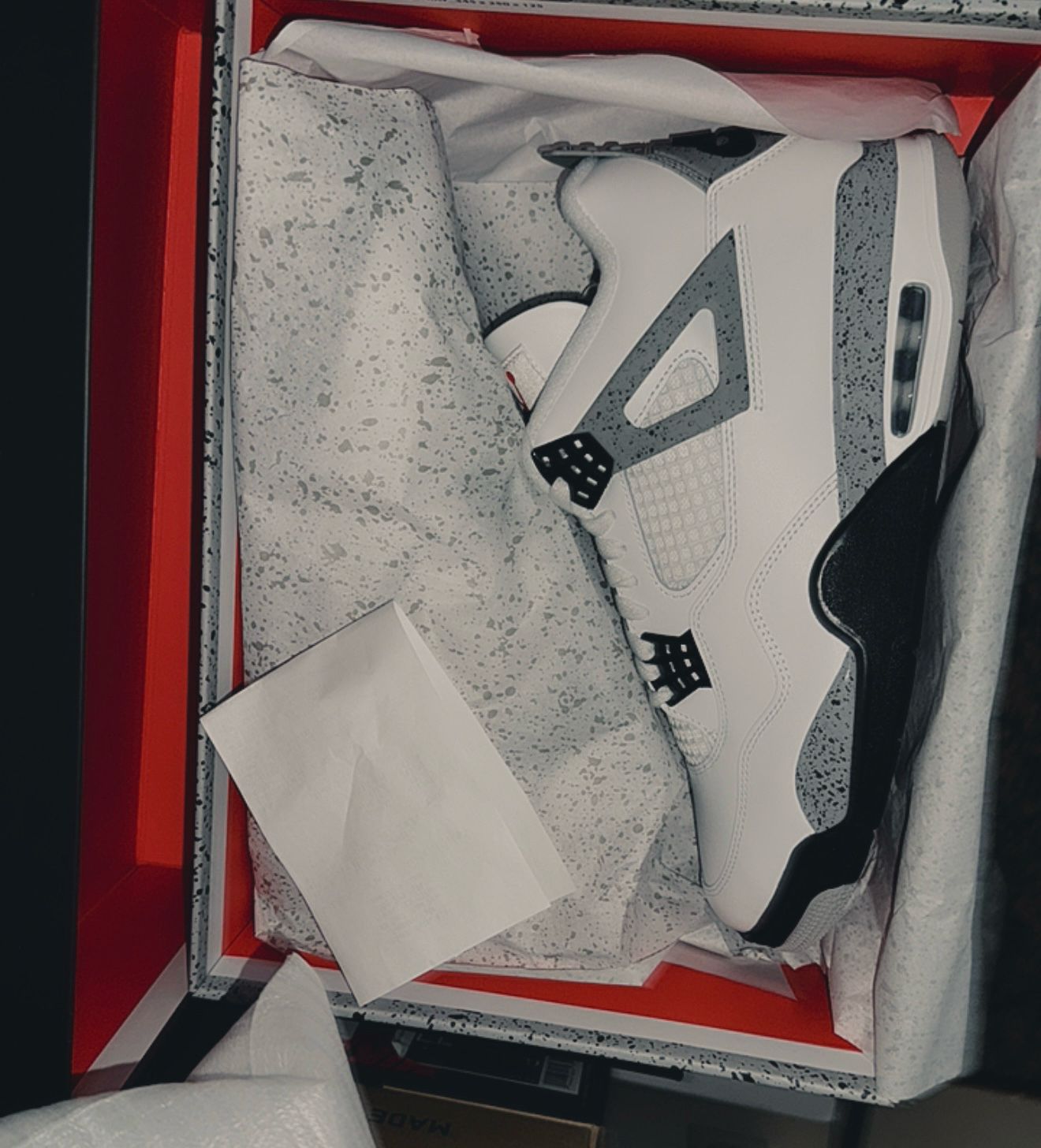 Jordan 4 Retro White Cement Size 10.5 Men