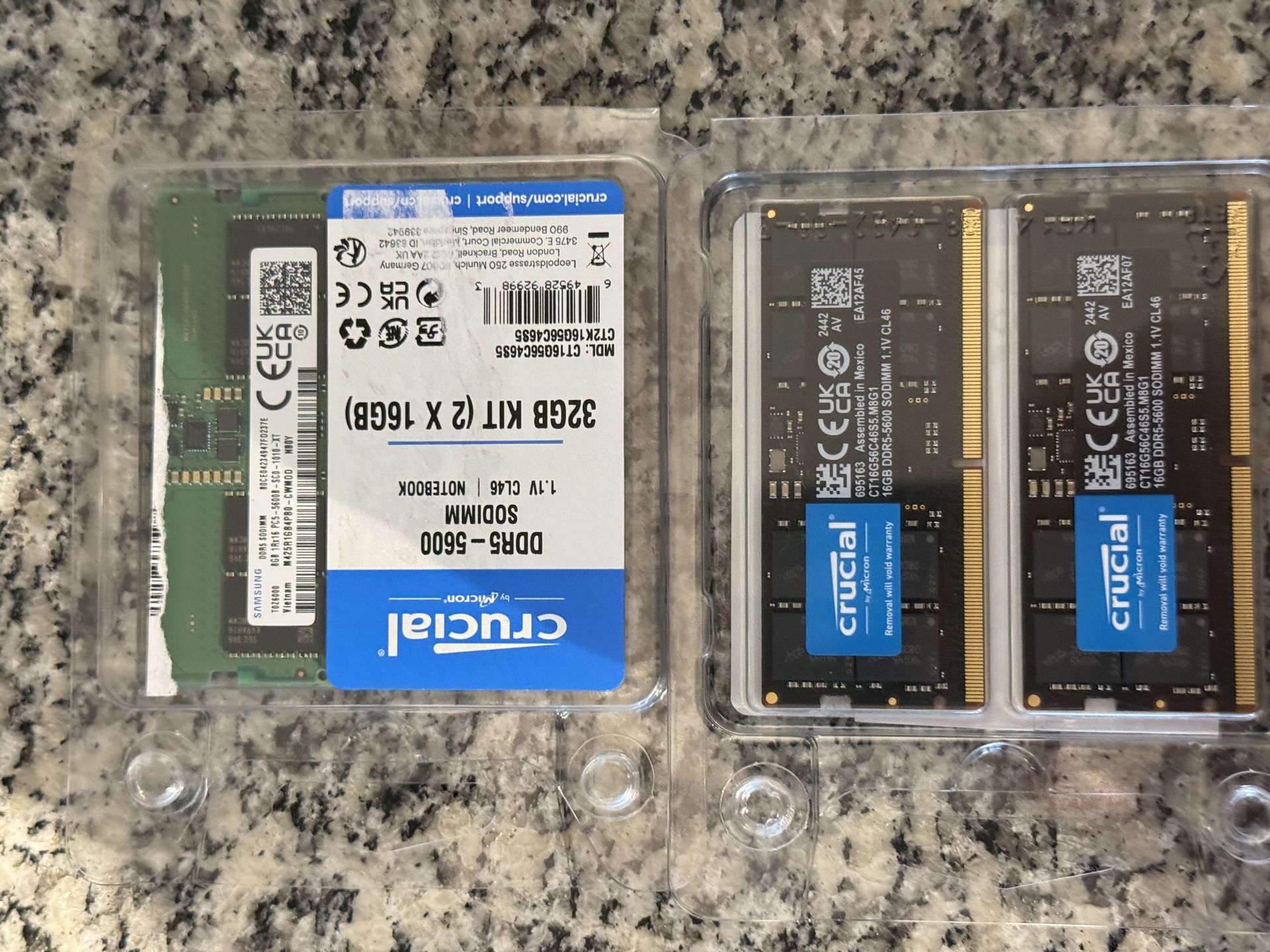 32GB Laptop Ram