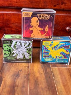 Pokemon Acrylic ETB cases