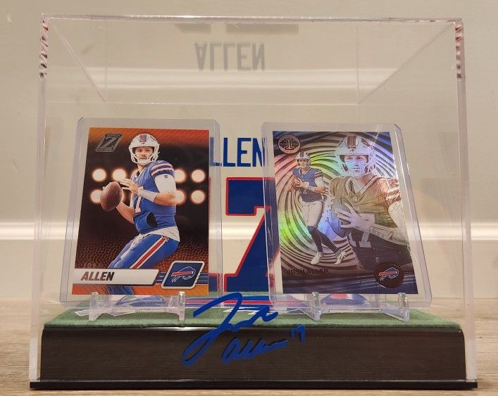 Josh Allen Sports Card Display
