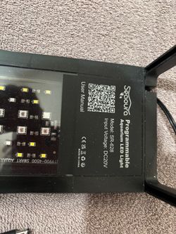 Seaoura programmable aquarium led light