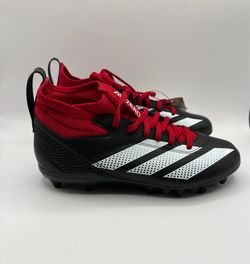 New adidas adizero Impact .2 K Boy's Size 6 Football Cleats Red Black